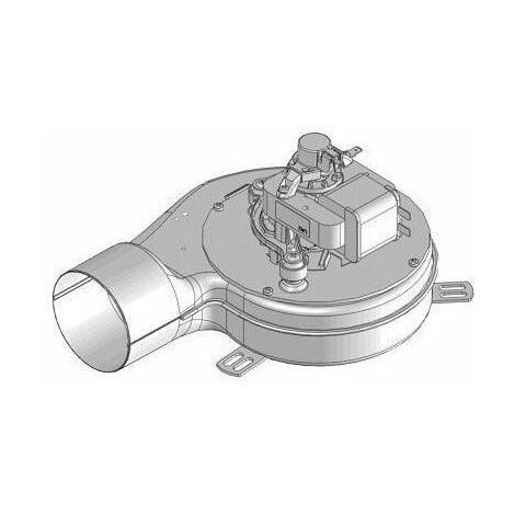 Moteur et volute pour extracteur de fumées – Compatible poêles MCZ génération 2.0 – Évacuation efficace des fumées