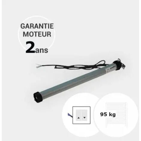 Moteur filaire 50 Nm (axe ZF de 54 mm) pour volet roulant (supporte jusqu'à 95 kg)