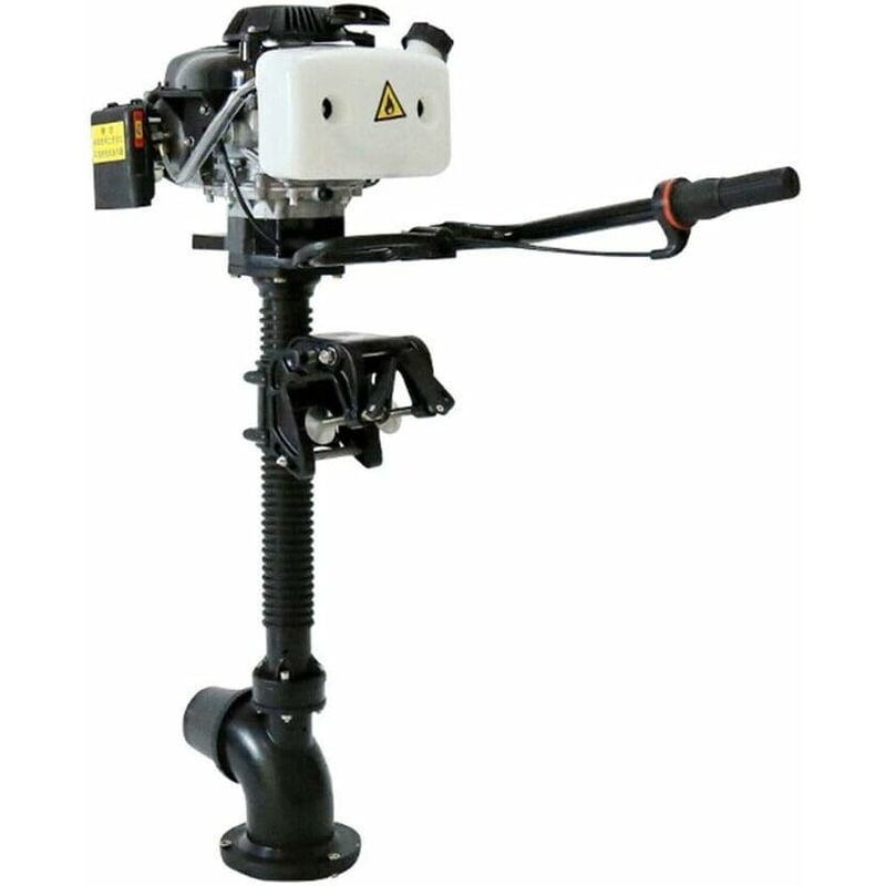 Moteur hors-bord 4 temps 4HP 55cc moteur hors-bord moteur à essence moteur de bateau refroidissement éolien
