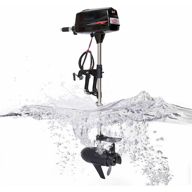 Moteur hors-bord électrique 48 v 8 cv Hangkai Brushless pour bateau de pêche 2200 w