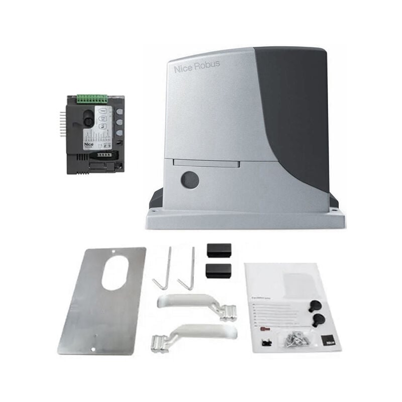 Robus motoréducteur pour portails coulissants jusqu'à 1000kg 24v Nice RB1000