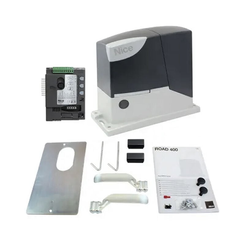 Motore Motoriduttore Robus per cancelli scorrevoli fino a 400 kg 24v Nice RB400