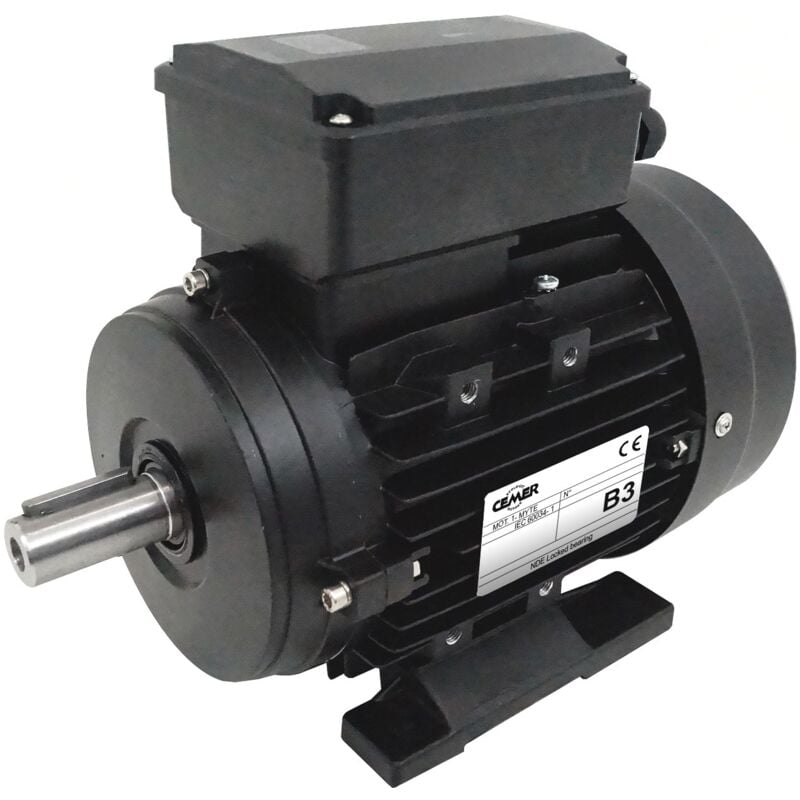 Moteur électrique 220v 0,37 Kw 1000 Tr/min Condensateur Permanent - My8016b3 Bride B3