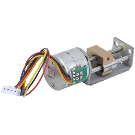 Moteur linéaire NEMA09 avec vis mère 20mm, glisseur et poussoir miniatures