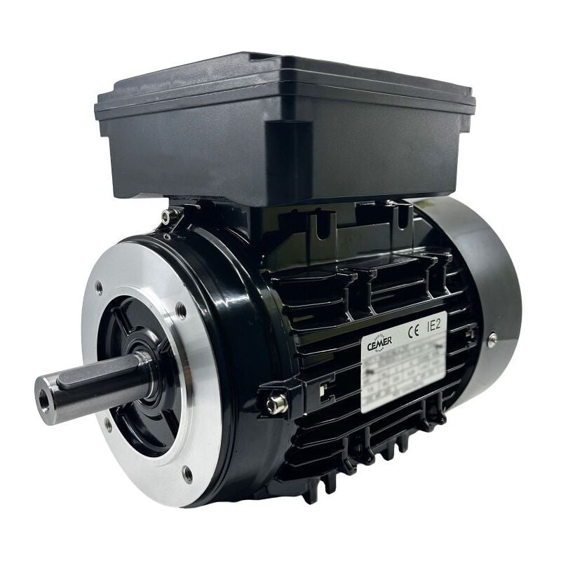 Cemer - Moteur Électrique Monophasé 220V 0.12kW 1500Tr/min B14 4MLE631 Double Condensateur