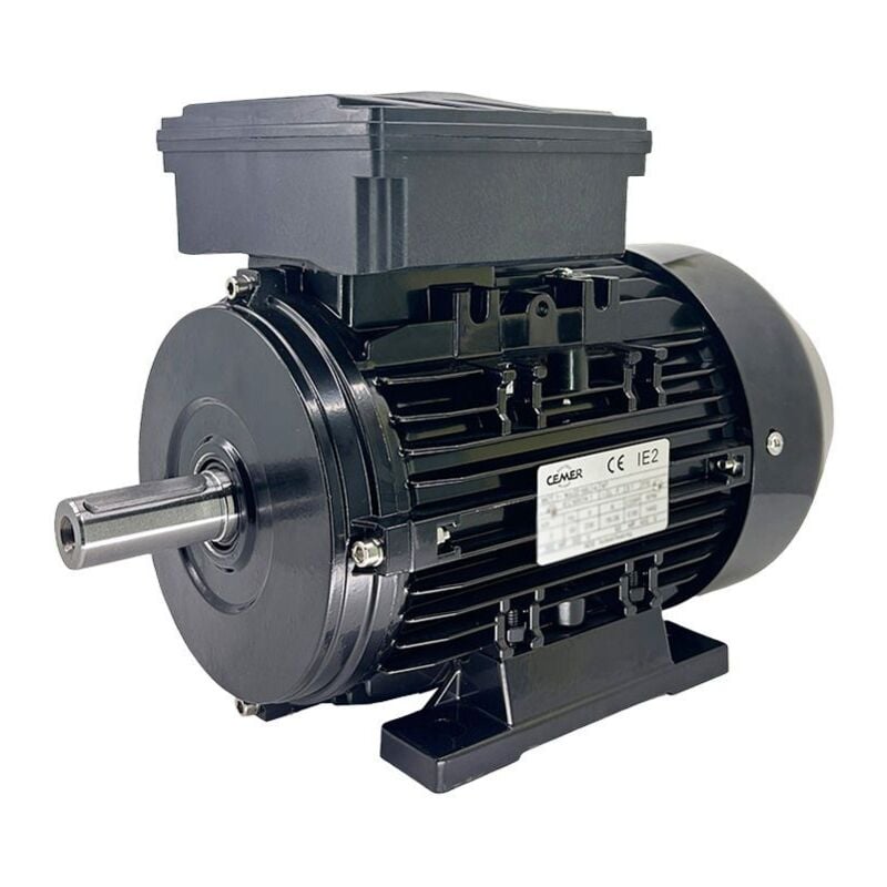 Moteur Électrique Monophasé 220V 1.5kW 3000Tr/min B3 2MLE90S Double Condensateur Cemer