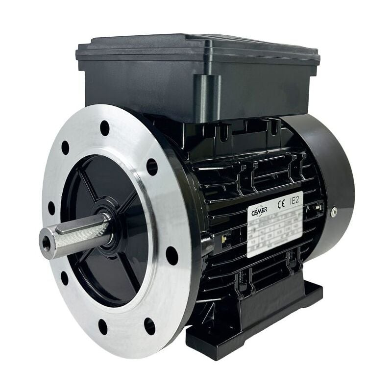 Moteur Électrique Monophasé 220V 1.1kW 3000Tr/min B35 2MLE802 Double Condensateur - CEMER