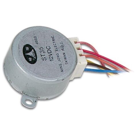Moteur pas a pas 12vcc 60ma (angle 7 5° / 48 pas)
