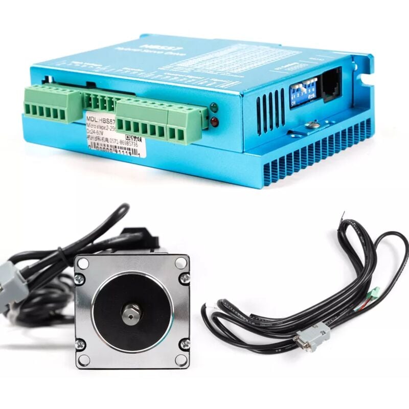 Moteur pas à pas Nema23 3.6Nm pilote cnc HBS57 Closed Loop Stepper Motor avec pilote