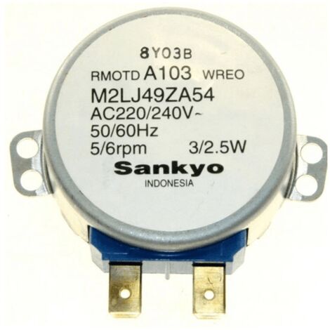 MOTEUR PLATEAU TOURNANT M2LJ49ZA54 POUR MICRO ONDES SHARP - RMOTDA103WRE0