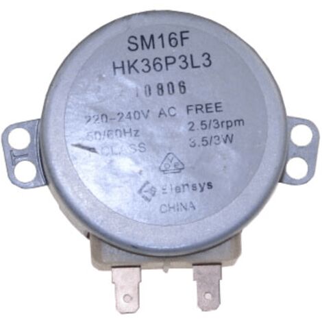 MOTEUR PLATEAU TOURNANT SM16F HK36P3L3 POUR MICRO ONDES ROSIERES - 49001501