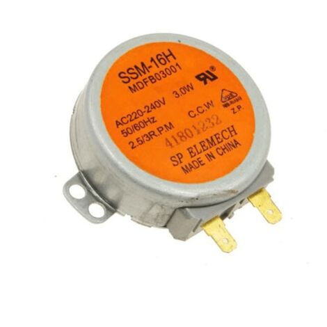 MOTEUR PLATEAU TOURNANT SSM-16H POUR MICRO ONDES LG - 2B72754Q
