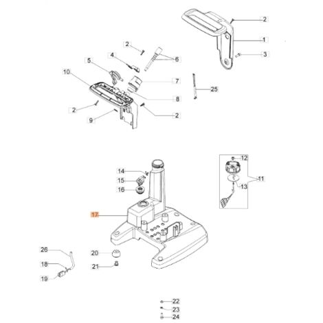 Moteur pompe réservoir modèles WP30 WP300 ORIGINAL EMAK 55020081R