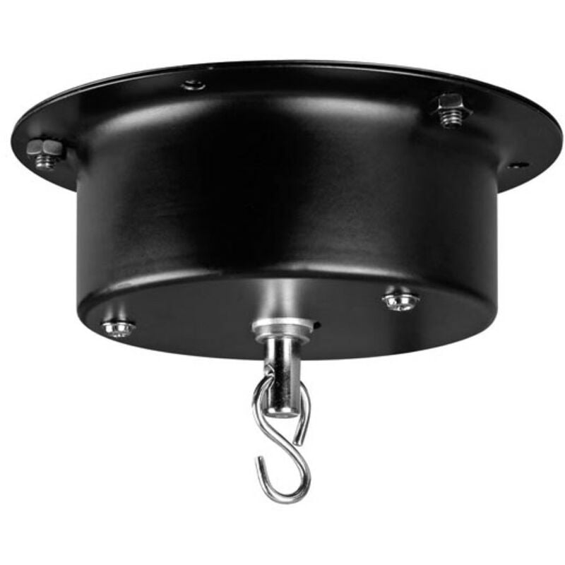 HQ-Power Moteur à boule à facettes, 1,8-2,5 tr/min, 230 VCA, noir