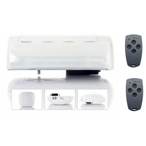 Moteur pour motorisation de garage Comfort 370 – Compatible avec portes jusqu'à 5.5m et 185kg – 2 télécommandes incluses – Rail à part – Marantec