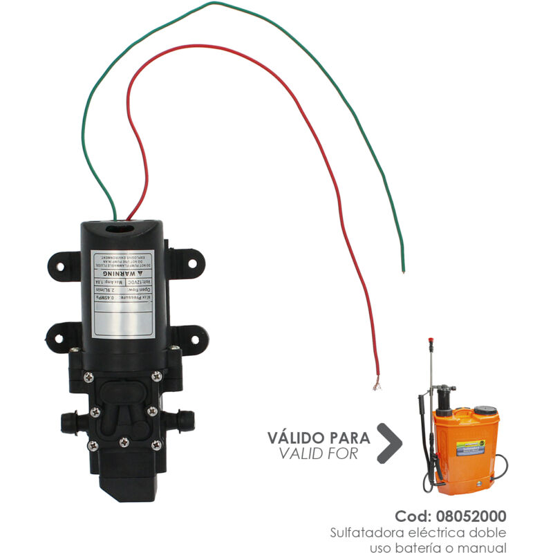 Moteur Pour Sulfadora 08052000 Sulfadora Electrique a Batterie 12 V/8 Ampères