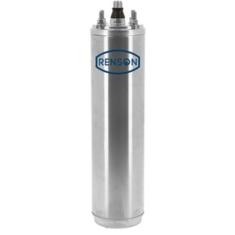 MOTEUR PR POMPE DE FORAGE BAIN EAU 4" INOX TRIPHASÉ 1.5KW RENSON