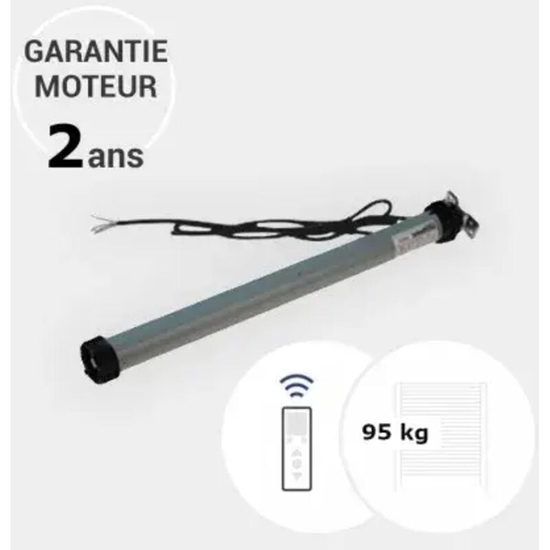 Moteur radio-commandé 50 Nm pour volet roulant axe zf de 54 (supporte jusqu'à 95 kg)