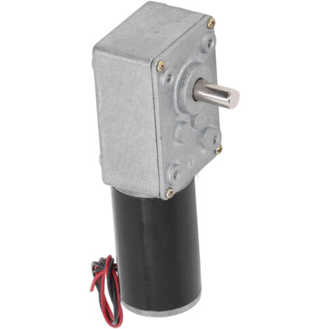 Moteur réducteur 12V DC auto-bloquant, 80 tours/min, arbre simple, réversible, modèle 634JSX 31ZY