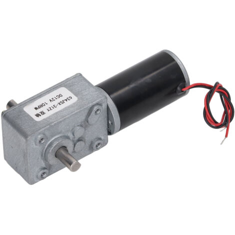 Moteur réducteur 12V double sortie autobloquant, variateur de vitesse, rotation horaire/antihoraire, 10 tours par minute