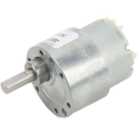 Moteur réducteur 24V DC, 50 RPM, couple élevé, vitesse variable, rotation bidirectionnelle