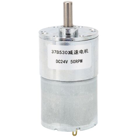 Moteur Réducteur 50RPM DC24V 37B530 pour Équipement Industriel et Contrôle Automatique