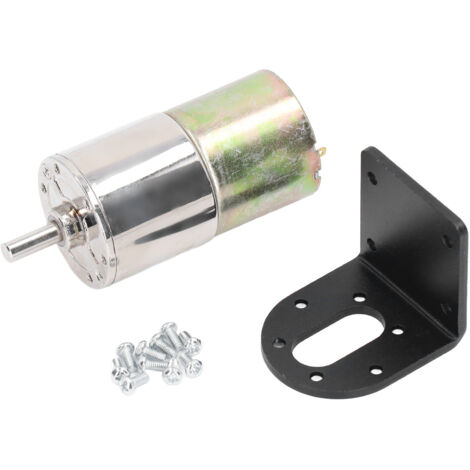 Moteur Réducteur DC 12V 10W Autobloquant en Aluminium pour Automatisation Industrielle 0-10 tr/min
