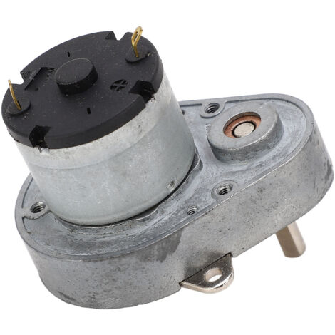 Moteur Réducteur DC 24V à Engrenages Alliage Aluminium Auto-bloquant Bobine Laiton 48E520 25RPM