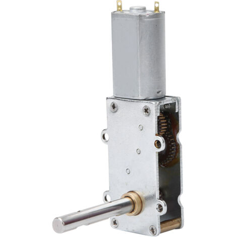 Moteur Réducteur Hélicoïdal 12V-24V pour Automatisation de Rideaux, Robots et Modélisme, 60 tr/min, WGF180