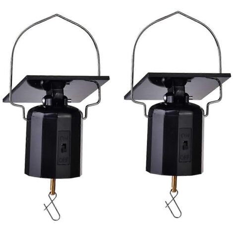 Moteur rotatif solaire pour éolienne de jardin ou terrasse extérieure ---