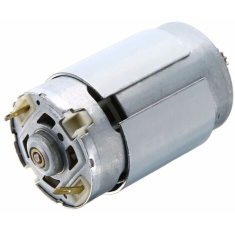 Moteur RS550 en métal, engrenage à 12 dents, diamètre d'arbre de 3 mm, perceuse sans fil 16,8 V, 12 V-18 V, moteur à 12 dents.