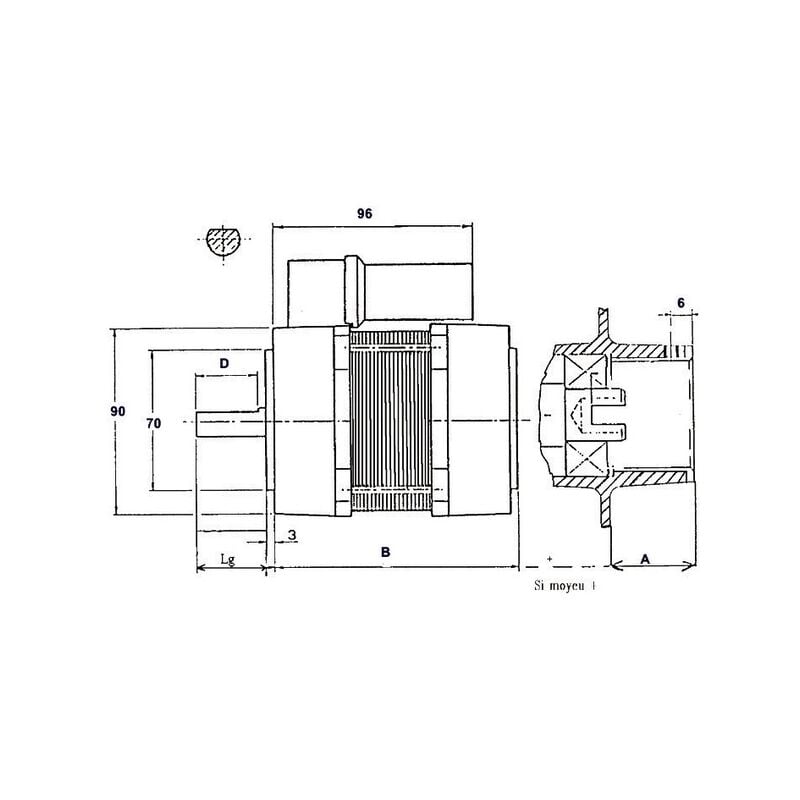 Moteur aaco 60.2.110.32M Diff