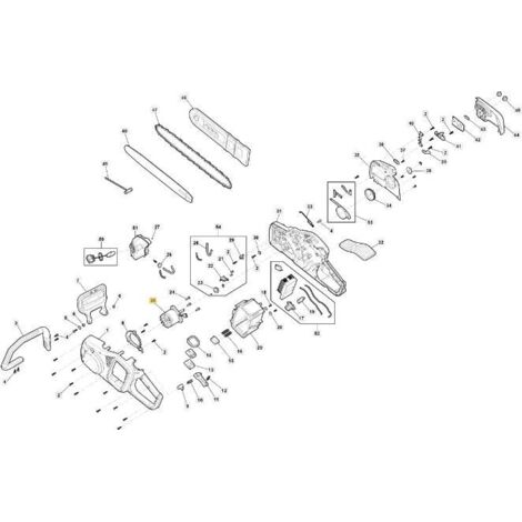 MOTEUR STIGA ORIGINAL CS 700 LI 48 - 118811410/0