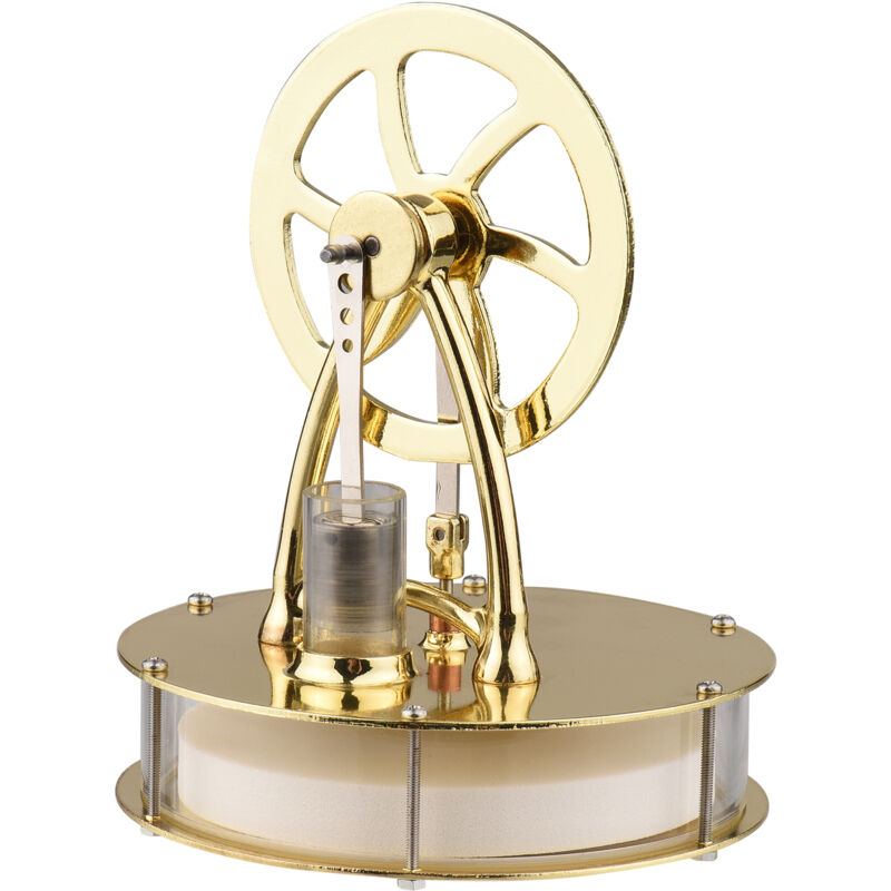 Lifcausal - Moteur Stirling à basse température Générateur d'électricité assemblé Expérience de chaleur Modèle de générateur physique avec conception