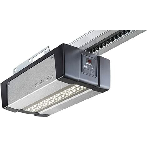 MOTEUR SUPRAMATIC P SERIE 4  HOERMANN SANS RAIL 
AVEC 1 ÉMETTEUR HSE 4BS CHROME / NOIR    ref. 4510322