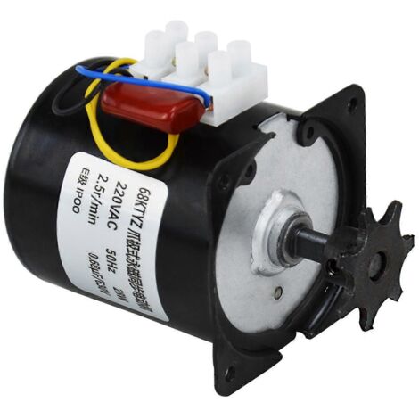 Moteur synchrone de remplacement 220 V, 2,5 tr/min, pour retourneur d'œufs de poule en couveuse