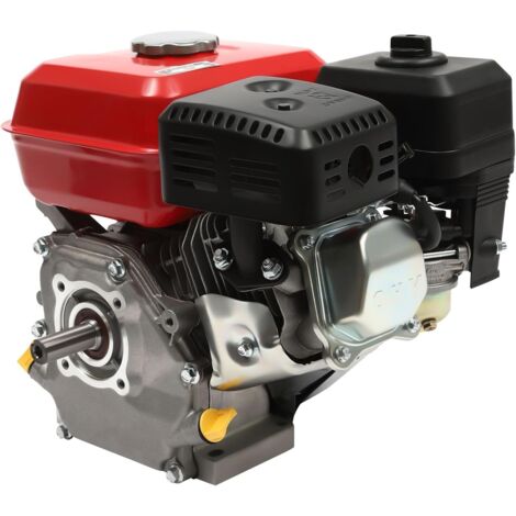 Moteur Thermique 4 Temps 7,5CV Moteur Karting 212cc Moteur à essence OHV Monocylindre Moteur Thermique, Alarme manque d'huile, Refroidissement à air, 20 mm Arbre