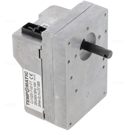 Moteur tournebroche 12kg 14 watts 220V – Charge max 12 kg – Vitesse 2 tours/min – Axe métallique 8 mm – MTB12KG
