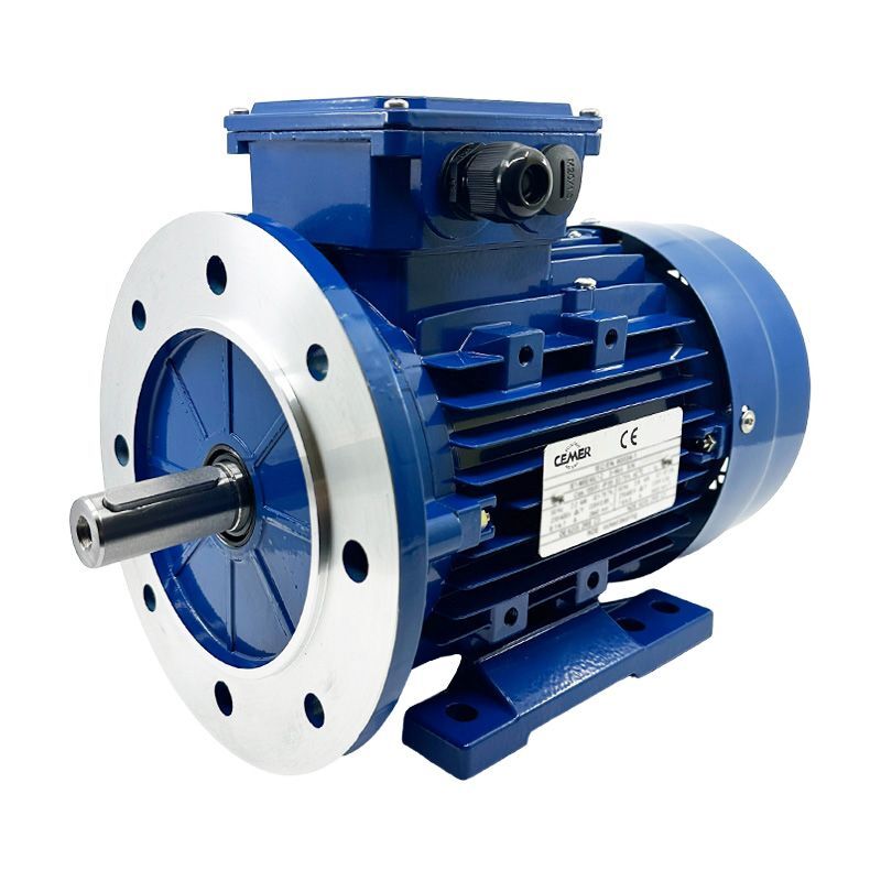 Cemer - Moteur triphasé B35, 1.5 kw, 1500 tr/min, ha 90, 230/400V, IE1, Alu