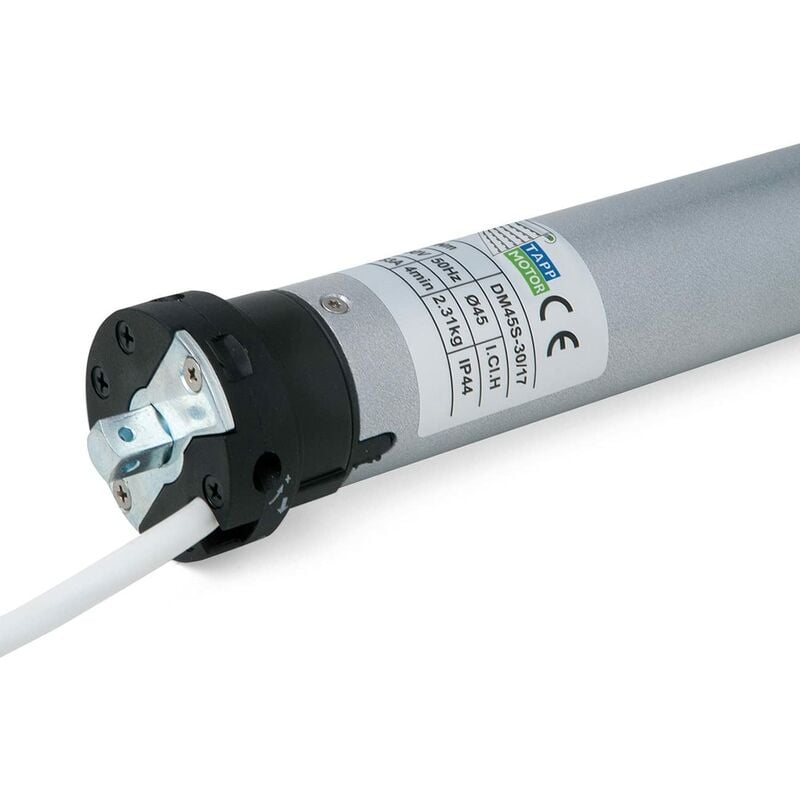 Moteur tubulaire 20NM pour volet roulant avec adaptateur sans commande d'urgence