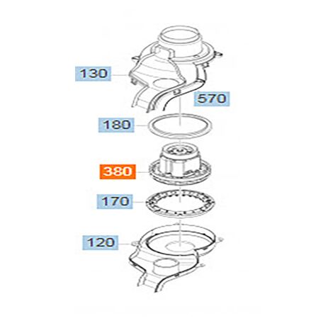 MOTEUR VENTILATEUR 24V POUR NETTOYEUR HAUTE-PRESSION KARCHER - 6.490-312.0