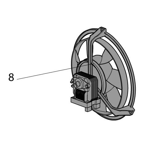 MOTEUR VENTILATEUR POUR PETIT ELECTROMENAGER DELONGHI - TL1598