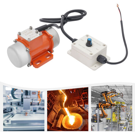 Moteur vibrant 60W + contrôleur de vitesse Moteur vibrant Moteur vibrant électrodynamique avec contrôleur de vitesse 4000RPM DC24V