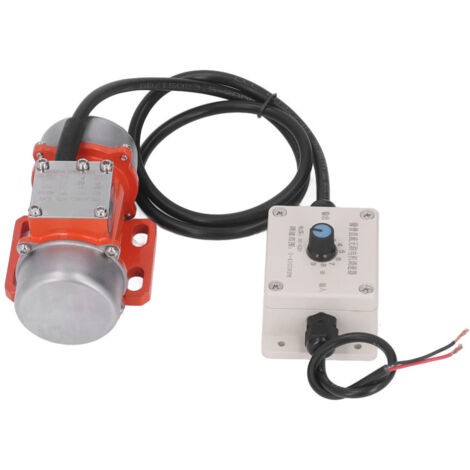 Moteur vibrant électrique à courant continu sans balais, force d'excitation réglable, avec variateur de vitesse, 30 W, 4 000 tr/min, 12 V CC, 2,3 A