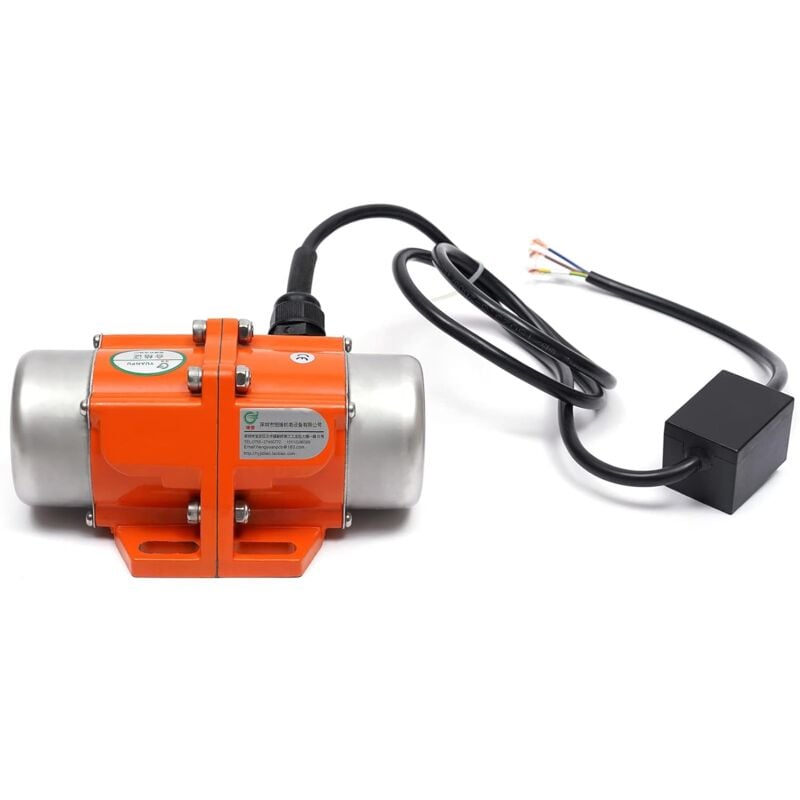 Moteur vibrant, moteur de vibration monophasé 50W ac 220V 3000rpm, vibrateur vibrant en alliage d'aluminium