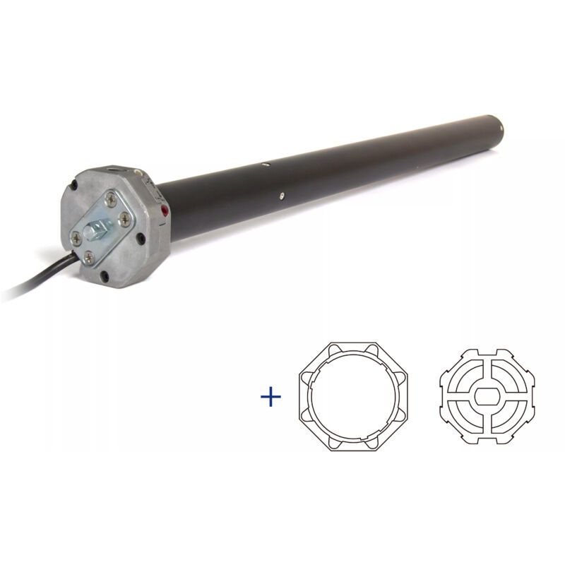 Moteur Volet Filaire Secours Avosdim 45 20Nm + adaptations axe octo60