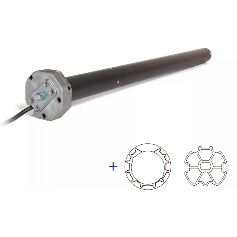 Moteur Volet Radio Secours Avosdim 45 50Nm + adaptations axe ZF64