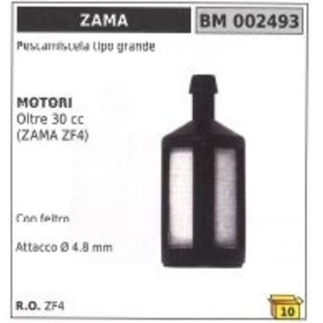 Moteur ZAMA ZF4 grand type de plus de 30 cc avec raccord en feutre Ø  4,8 mm