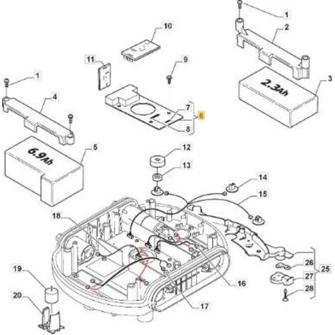 MOTHERBOARD AUTOCLIP 140 ORIGINAL STIGA - 1126-1050-01