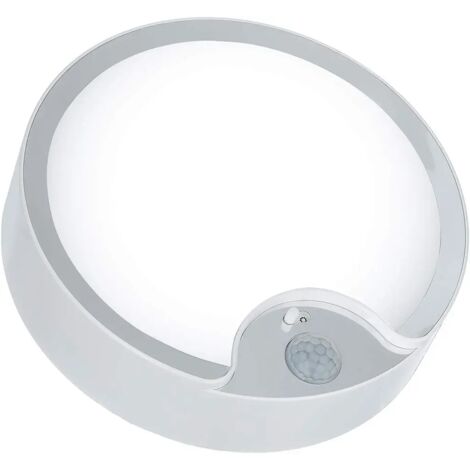 Motion Sensor LED Ceiling Light, Battery Operated Super Bright Indoor Ceiling Lamp, for Attic, Laundry Room, Garage, Hallway, Staircase, 19cm 300LM Daylight